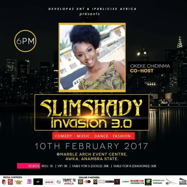 Ex Miss Anambra, Chidinma Okeke, To Co-Host Slimshady Invasion Show (Photo)